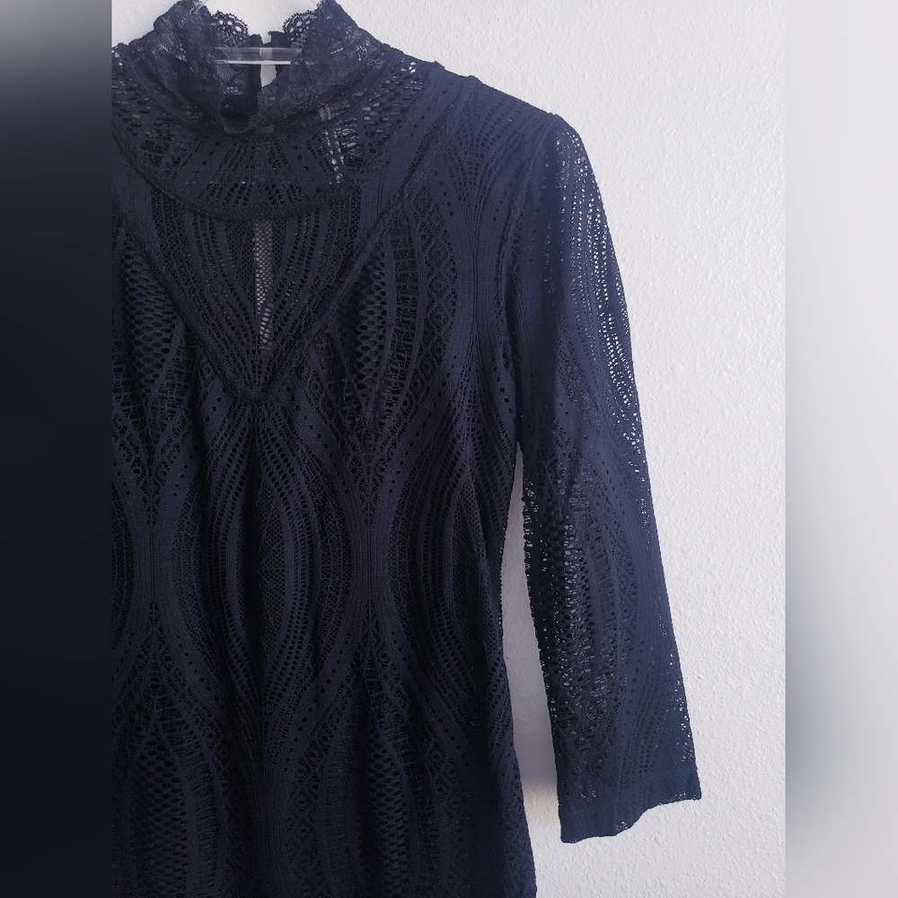 Free People Lace Turtleneck Tunic - Picture 2 of 8